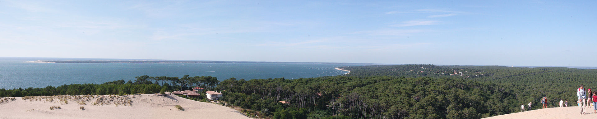 destination groupes tourisme Vue panoramique depuis la dune du Pilat